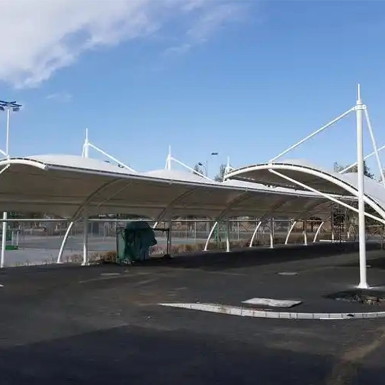 海北膜结构电动车棚