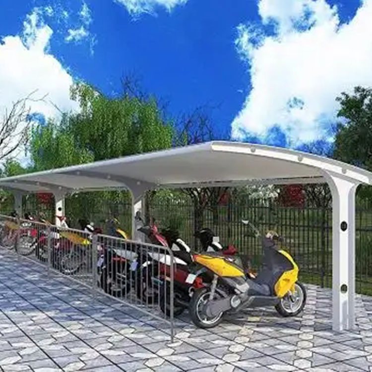 海北膜结构电动车棚