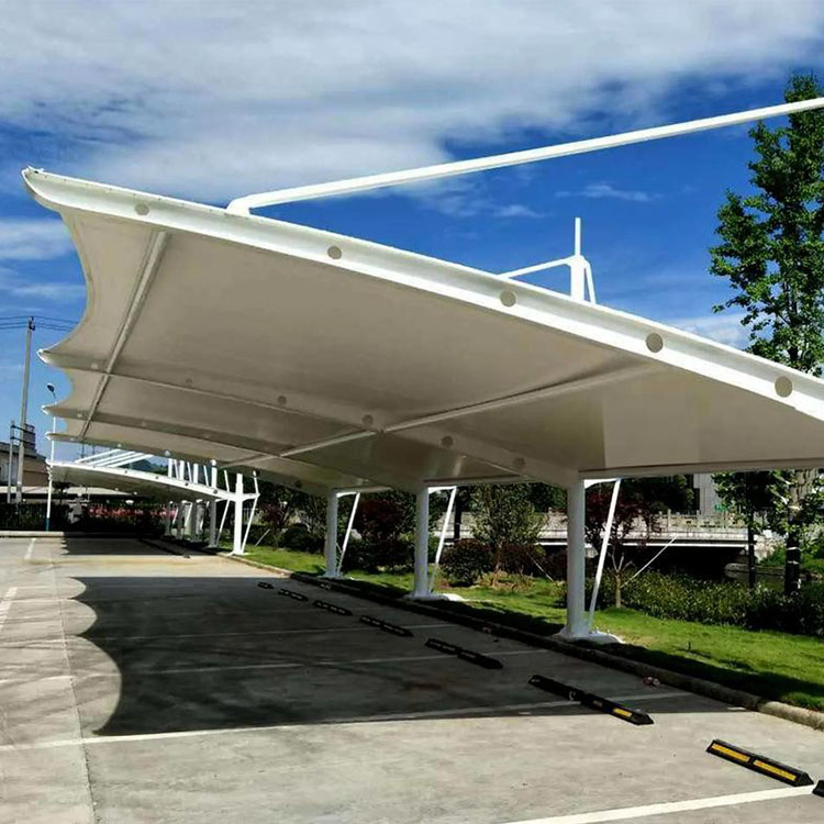 海北膜结构汽车棚